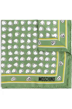Moschino Foulard à motif de cœurs