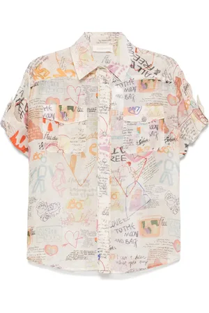 ZIMMERMANN Chemise à manches retroussées