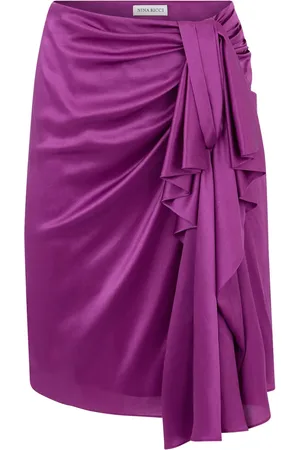 Nina Ricci Jupe drapée à design asymétrique