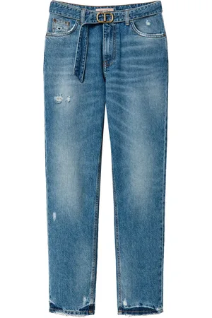 Twin-Set Jean à taille ceinturée