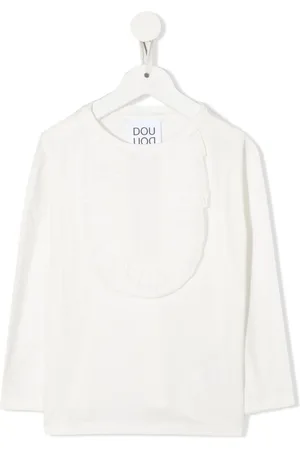 DOUUOD KIDS T-shirt volanté à manches longues