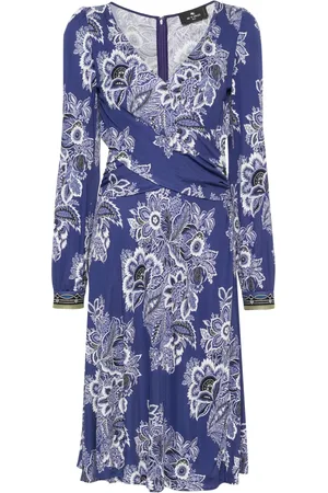 Etro Robe mi-longue à fleurs