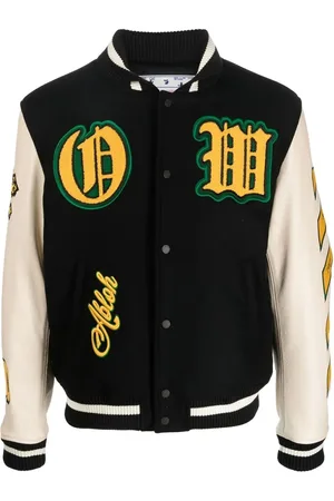 OFF-WHITE Veste teddy à patch logo