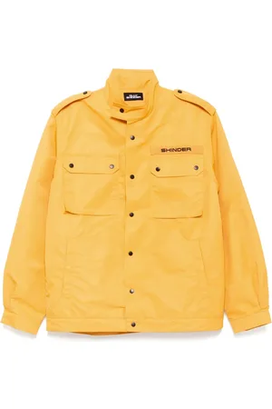 Olly Shinder Veste en nylon à logo imprimé