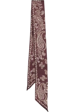 Golden Goose Foulard en soie à imprimé cachemire