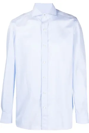 LUIGI BORRELLI NAPOLI Chemise en coton à manches longues