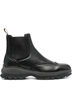 santoni Bottines chelsea à perforations