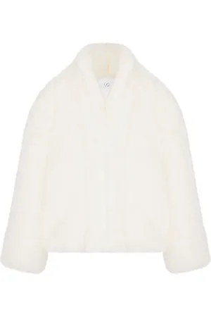 ROSETTA GETTY X Violet Getty veste en fourrure artificielle