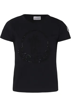 Moncler T-shirt à logo strassé