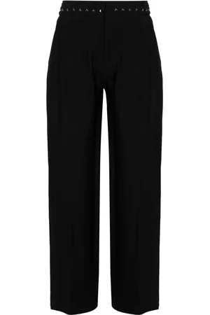 MUGLER Pantalon ample à détail de crochet