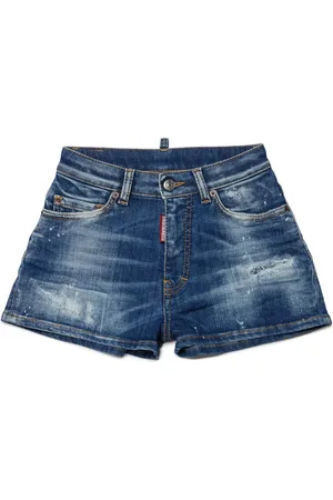 Dsquared2 Short en jean à effet usé
