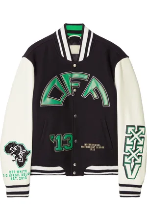 OFF-WHITE Veste bomber à logo appliqué