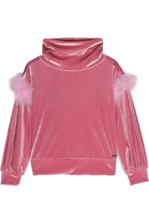 MONNALISA Blouse à détails de plumes artificielles