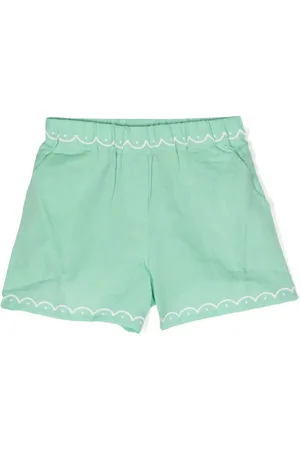 Stella McCartney Short à bords festonnés