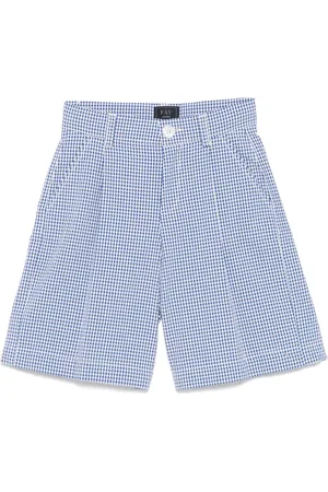 FAY Short à carreaux