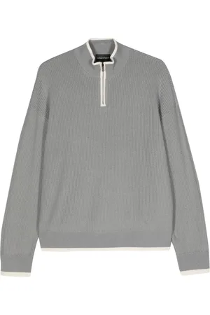 Emporio Armani Pull à fermeture zippée
