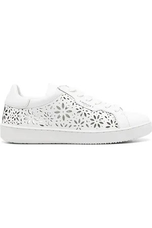 Twin-Set Baskets en cuir à découpes au laser