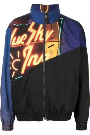 BLUE SKY INN Veste bomber à imprimé graphique