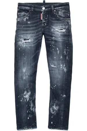Dsquared2 Jean Twist à effet usé