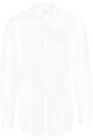 Lacoste Chemise en coton à logo brodé