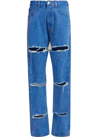 Marni Jean en coton à découpes