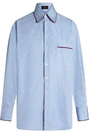Etro Chemise en popeline à rayures