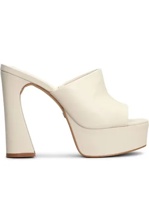 CARRANO Mules en cuir à bout rond 125 mm