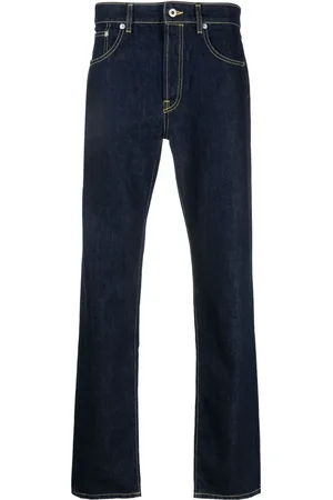 Kenzo Jean droit à patch logo