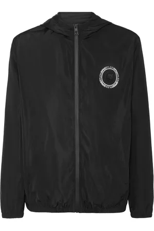 Philipp Plein Coupe-vent Carbon Tiger à capuche