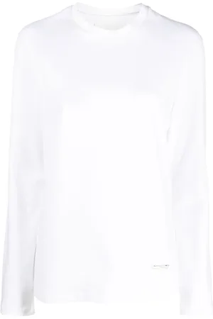 Jil Sander T-shirt en coton à manches longues
