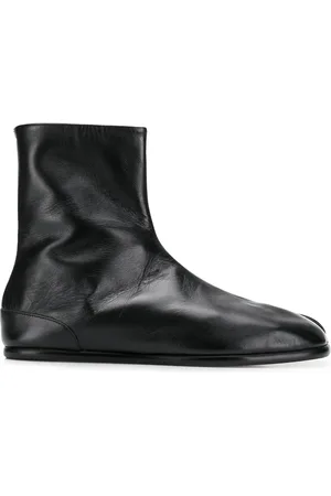 Maison Margiela Bottines en cuir à bout Tabi