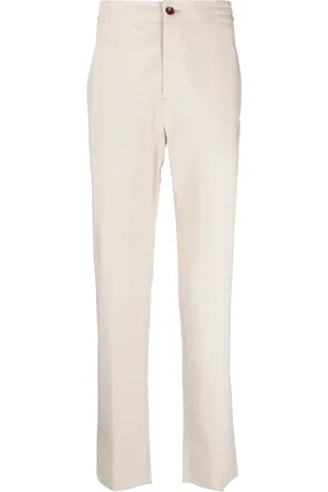 Etro Pantalon palazzo en coton à plis creux