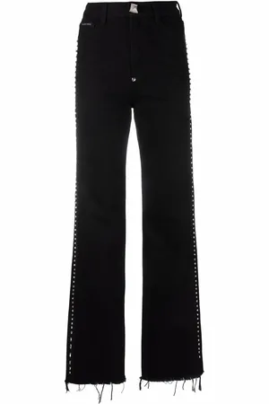 Philipp Plein Jean ample à ornements en cristal