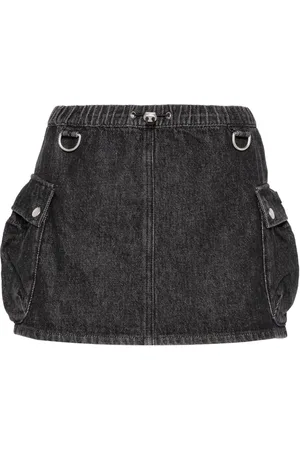 COPERNI Minijupe en jean à poches cargo
