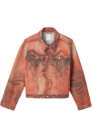 Camper Veste en jean à motif abstrait