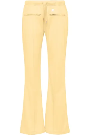 Courrèges Pantalon ample à logo appliqué