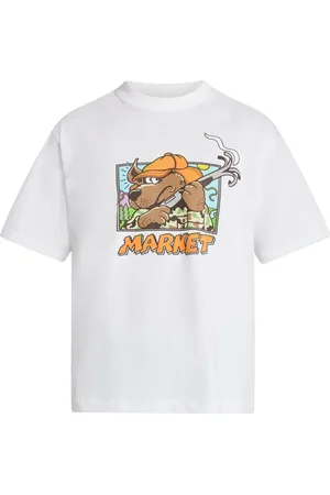 MARKET T-shirt en coton à logo imprimé