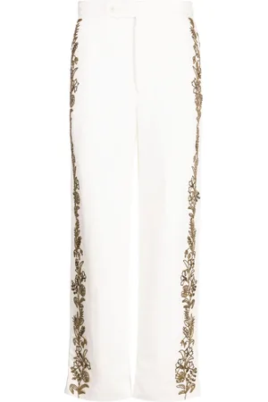 BODE Pantalon droit à perles