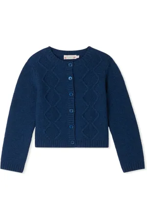 BONPOINT Cardigan Toscane en maille torsadée
