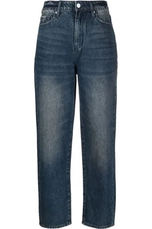 Armani Exchange Jean droit à effet usé
