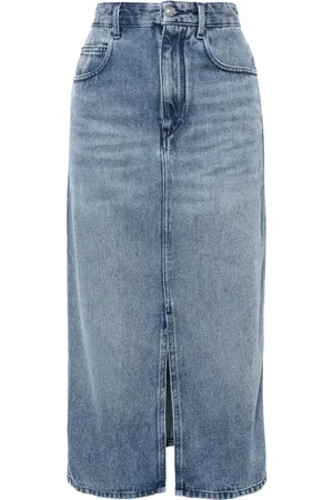 Isabel Marant Jupe en jean Tilauria à effet délavé