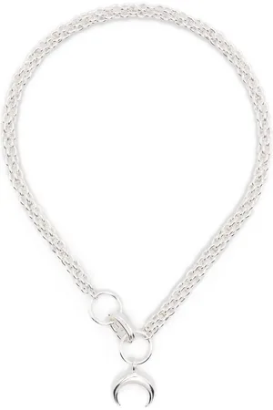Marine Serre Collier Recycled Pewter Moon
