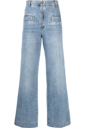 Sandro Jean ample à taille haute