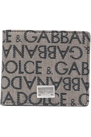 Dolce & Gabbana Portefeuille à logo en jacquard