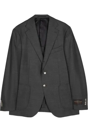 MAN ON THE BOON. Blazer en laine à simple boutonnage