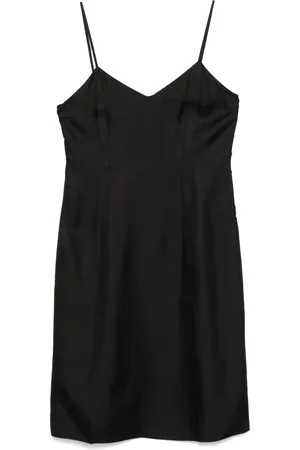 Prada Robe en soie à coupe mi-longue