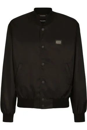 Dolce & Gabbana Veste bomber DG Essentials à plaque logo