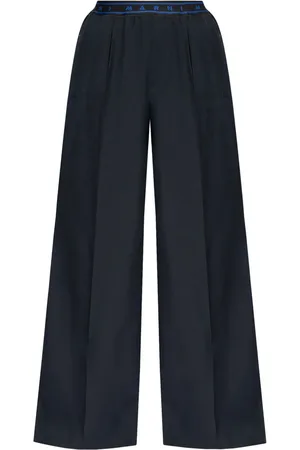 Marni Pantalon en laine vierge à coupe ample