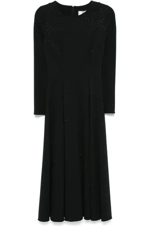 NISSA Robe mi-longue à ornements strassés