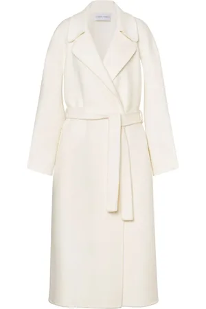 Alberta Ferretti Manteau en laine mélangée à taille ceinturée